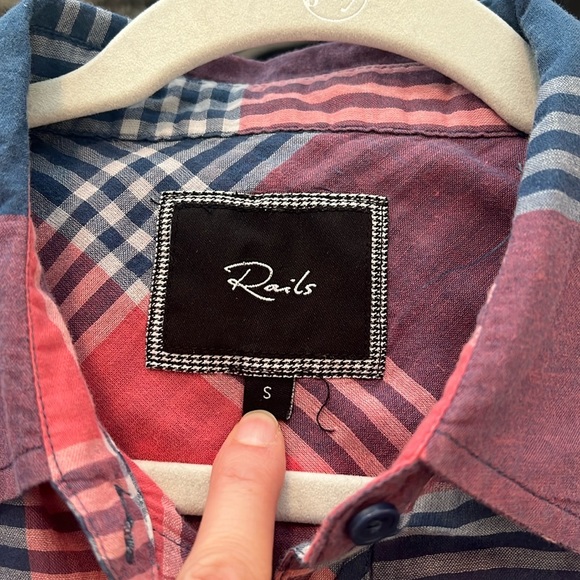 Rails Red Ombre Ashton Hunter Plaid Flannel Shirt - Picture 3 of 6